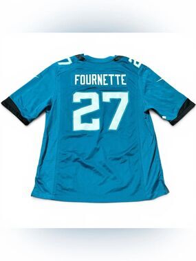 NFL Nike Jacksonville Jaguars Leonard Fournette Jersey teal With White Numbers L
